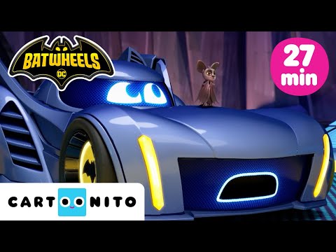🦇 Alfie and Buff the Bat-Truck: Heroic Feats and Epic Songs | Fun Batwheels Team Action @Cartoonito