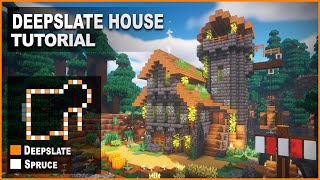 Minecraft: How to build a Deepslate Survival House | Simple Tutorial