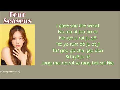 [Phiên âm tiếng Việt] Four Seasons - Taeyeon (SNSD)
