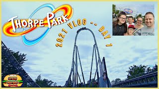 Thorpe Park VLOG 2021 - Day 1 - The UK's most Thrilling Theme Park?