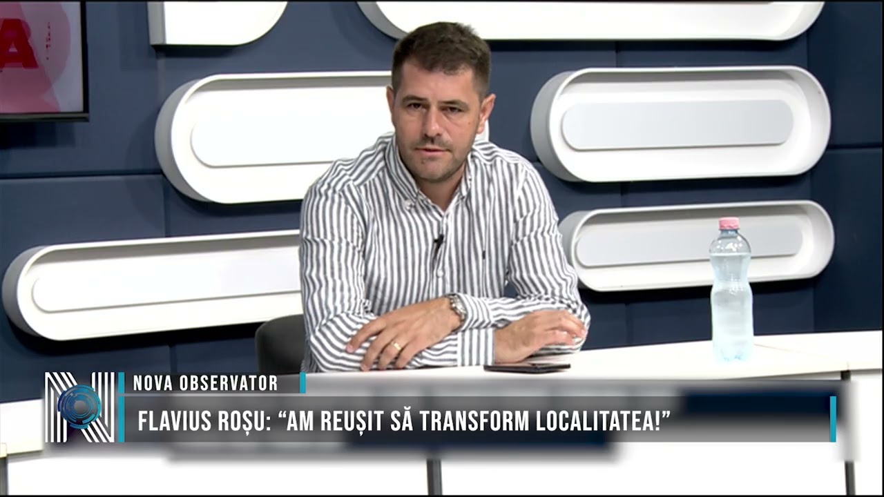Flavius Roșu: “Am reușit să transform localitatea!”