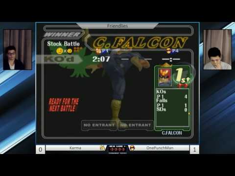 New Game Plus LXVI - Karma vs OnePunchMan SSBM W1