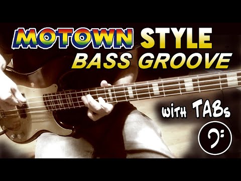 Motown-Style Bass Groove - with TABs & Backing Track
