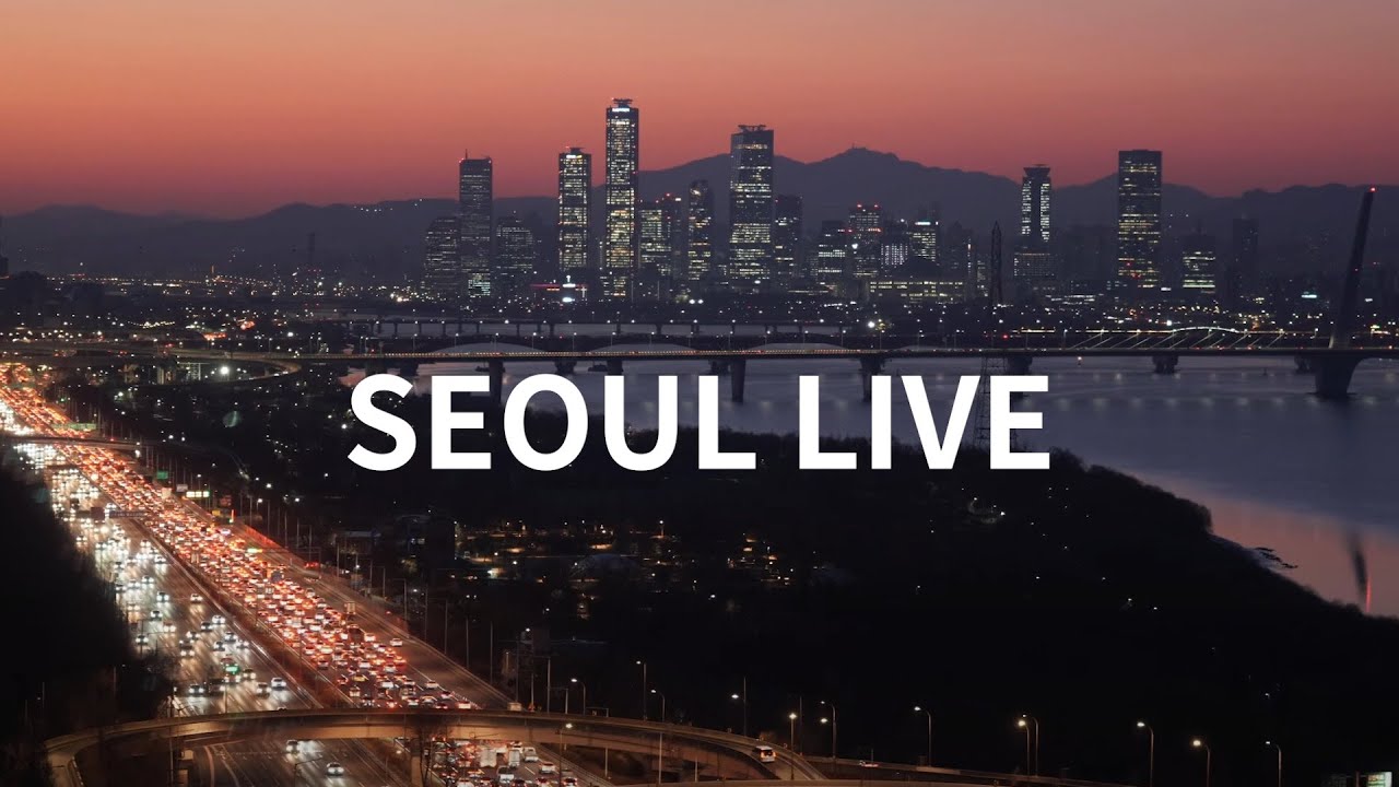 Live webcam view of World Cup Bridge Han River Panorama