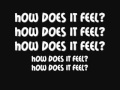 Sugarcult-How does it feel lyrics