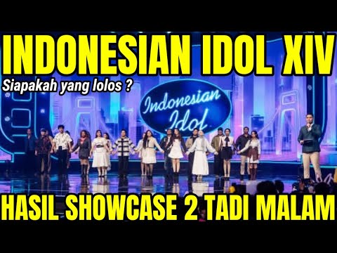 INDONESIAN IDOL XIV❗FINAL RESULTS IN SHOWCASE 2 LAST NIGHT