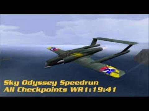 Sky Odyssey Speedrun Adventure Mode All Checkpoints (Former)WR 1:19:41