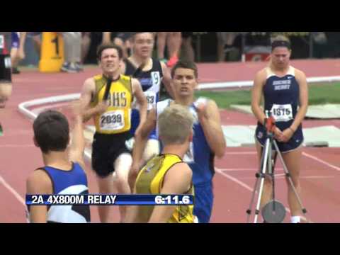 Boys 4 x 800 Meter Relay Finals Class 2A