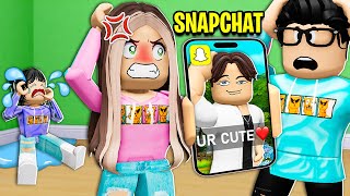 I Caught My Boyfriend's SISTER Online Dating On SNAPCHAT! (Roblox)