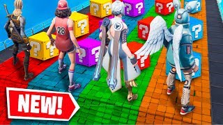 LA CORSA DEI LUCKY BLOCK SU FORTNITE!! *EPICO*