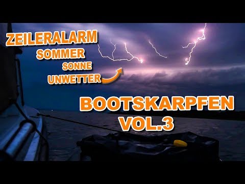 Bootskarpfen Vol. 3 - Gewitter bringt Angler fast um