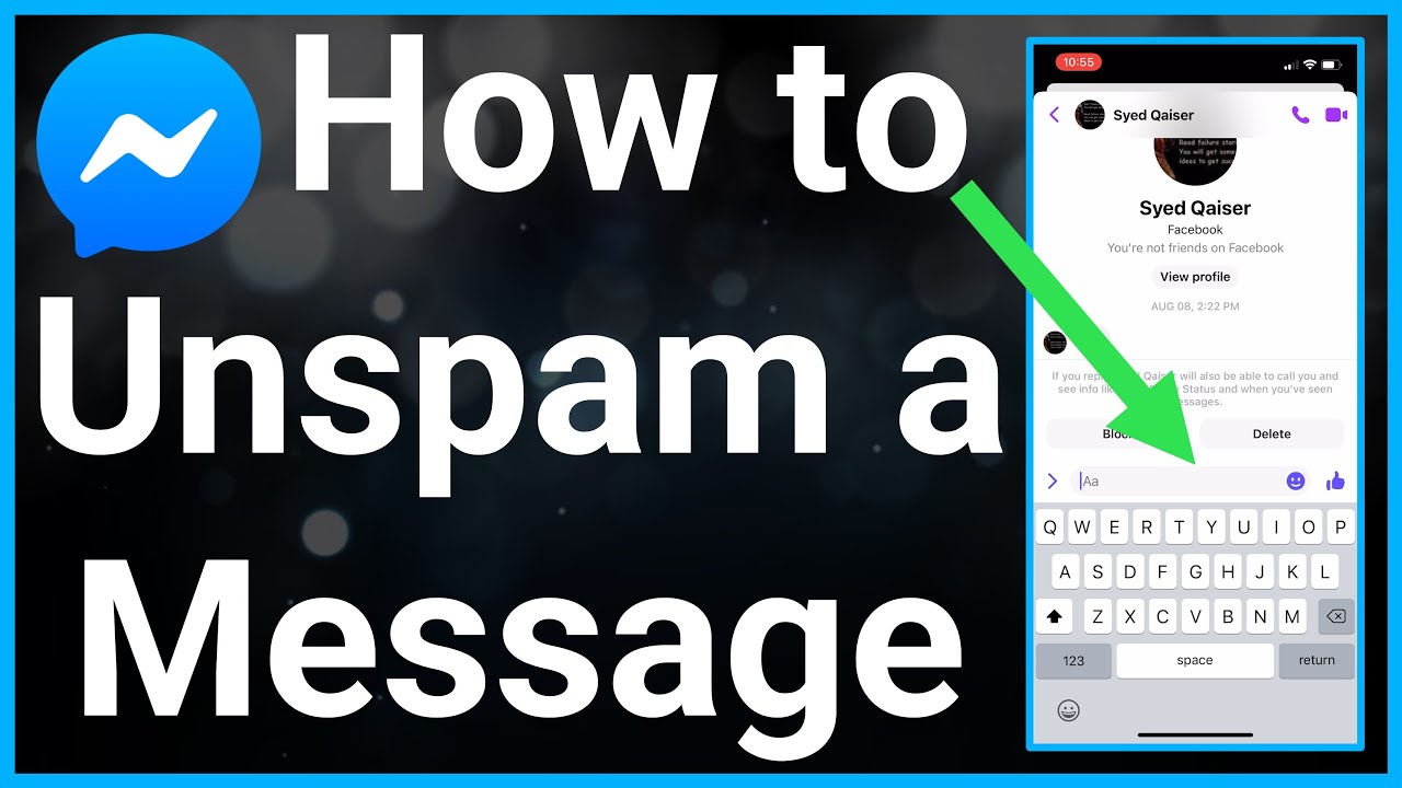 What happens if you open a spam Facebook message?