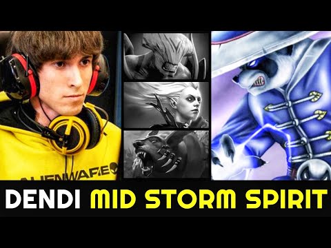 how DENDI Storm Spirit deal with Counterpick Faceless Void 7.26 Dota 2