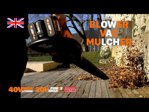 WORX WG583E  BLOWER VAC MULCHER                      UK