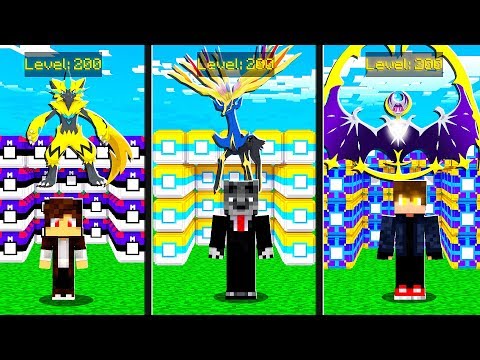 POKEMONS LENDARIOS VS ULTRA BEAST VS POKEMON MISTICO - MINECRAFT PIXELMON MOD