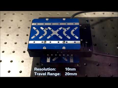 XY Linear Stage,  Voice Coil Linear Motor for Scanning, Fast, Precision, V-528 Multi-Axis, XY-Table