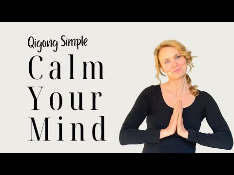 Qigong Practice for a Calm Mind & Relaxed Body | Slow Flow with German Subtitles | Qigong Simple