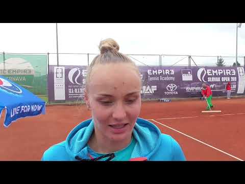 EMPIRE Slovak Open 2019: 1R, Magdalena FRECH (POL) - Rebecca SRAMKOVA (SVK) 6-2 6-7 6-2