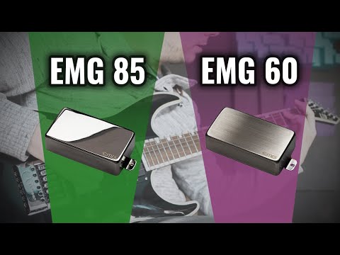 EMG 85 battles EMG 60 \\ Comparison of EMG active guitar pickups (METAL)