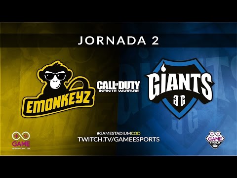 eMONKEYZ vs. GIANTS | COD | GAME Stadium Jornada 2