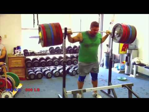 The Best 800 pounds / 363 kg ATG SQUAT 100% RAW  Ever