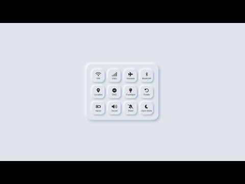Neumorphic Toggle Button Designs Using Html Css And Javascript