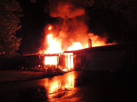 Mabas15 Morris Fire Prot. District-Fully Involved House,Neighbor Rescues A Dog from The Burning Home