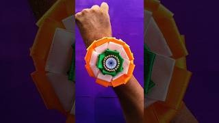 Indian 🇮🇳 Tricolour Rakhi Making || 🥰 Raksha Bandan Special #shorts #viral #trending
