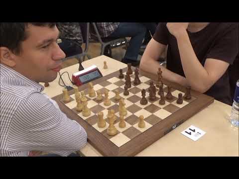 GM Evgeny Alekseev - IM David Gorodetzky, Caro-Kann defense, Rapid chess