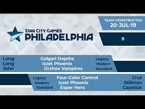SCGPHILLY: Round 9 - Long, Long, John vs Cruz, Stillman, Capstick | Team Modern