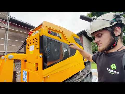 How professional do stump grinding? Must see Laski Predator P56RX