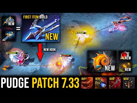 New Patch 7.33 | Pudge 1st HARPOON Build - New IMBA Item In 7.33 | Pudge Official