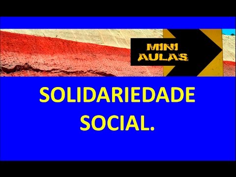 Solidariedade social - Solidariedade Mecânica e Orgânica