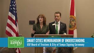 Smart Cities Memorandum of Understanding Signing Ceremony