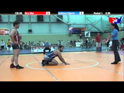 Orry Elor vs. Anthony Edgren at 2013 ASICS University Nationals - GR