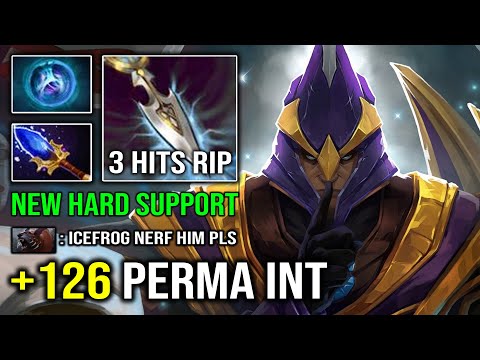 WTF +126 Perma INT Stole Hard Support Silencer Crazy Pure DPS 100% Counter Everyone Dota 2