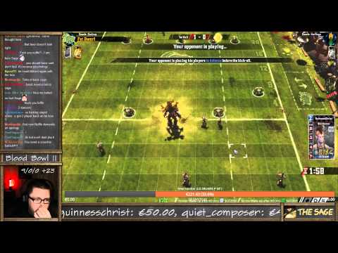 World Cup Qualifier Wood Elves Game 10 vs Dwarves (the Sage plays Blood Bowl 2)