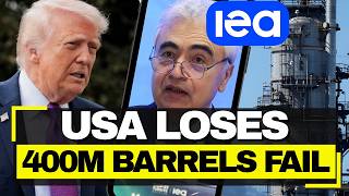 IEA's BIGGEST Move EVER FAILED! 400 Million Barrel Release, Oil JUMPS to $100 Anyway