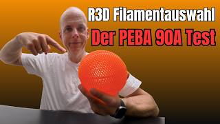 R3D Filament der Test mit PEBA 90A