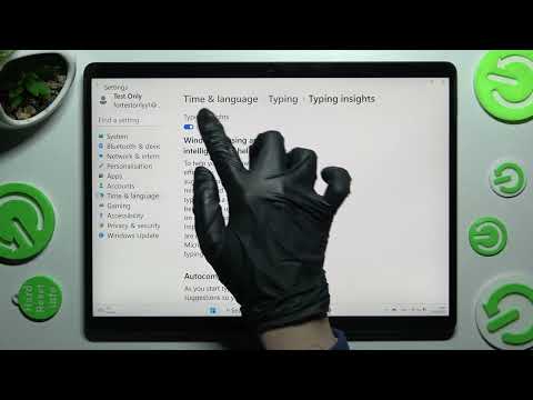 MICROSOFT SURFACE PRO 8 - How To Enter Text Correction Options