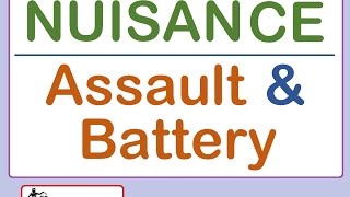 #LA2.3. - Understanding Nuisance ; Assault and Battery - CLAT 2018 ; Legal Aptitude ; TORT law
