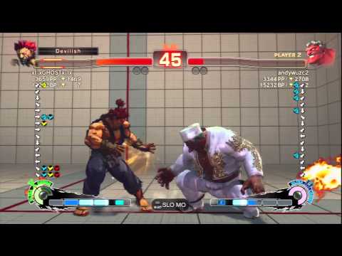 xl_xGHOSTx_lx (Akuma) Vs andywuzc2 (Hakan) SSF4 AE Ranked Matches - PSN