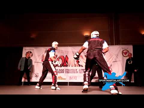 Jack Felton v Jamal Albini - Men's Sparring Semi-Final - 2014 Compete Nationals