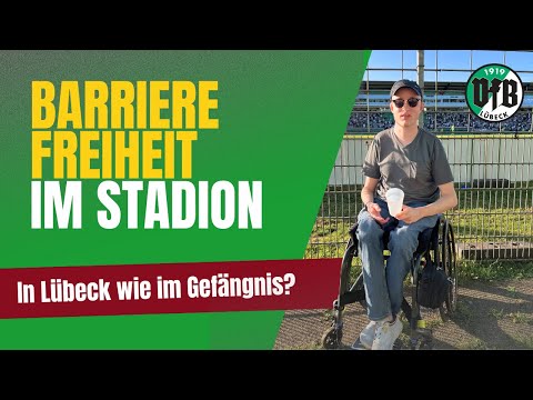 Plätze wie im Knast? 🫣♿️ So barrierefrei ist der VFB Lübeck...