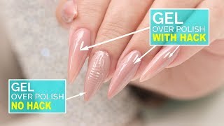 How To: Gel Over Polish - No Wrinkles!