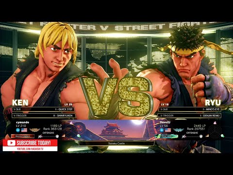 "Best Bout Replays" SFV CE - cymande vs DAVE2J #3