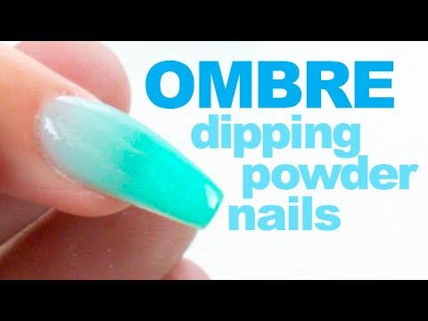 Dip Powder Ombre Nail Tutorial with Chisel Dipping Powder