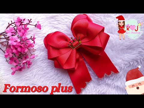 Laço Formoso Plus/Laço de natal/ Jak Santos 🎀