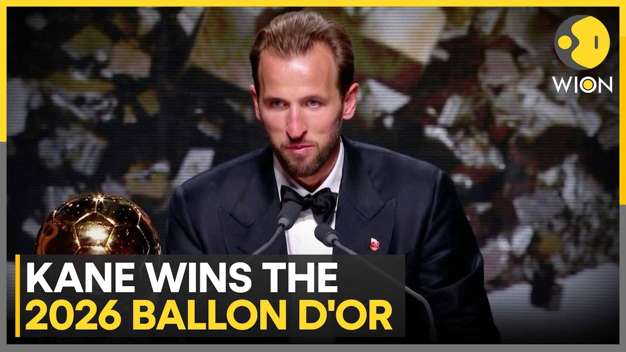 Harry Kane Wins The 2026 Ballon D'or in London | WION News