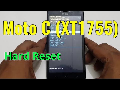 Motorola Moto C (XT1755) Hard Reset or Pattern Unlock Easy Trick With Keys